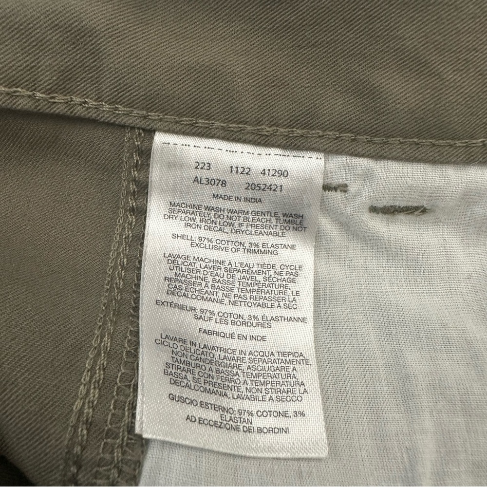 Columbia Cargo Pants Women’s Size 10 Regular Olive Green Hiking Utility Comfort - Picture 4 of 11